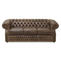 Chesterfield - Bäddsoffa 3-sits